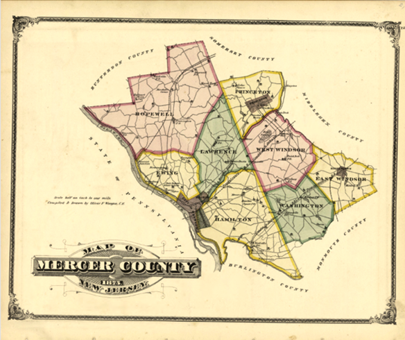 Mercer County Map