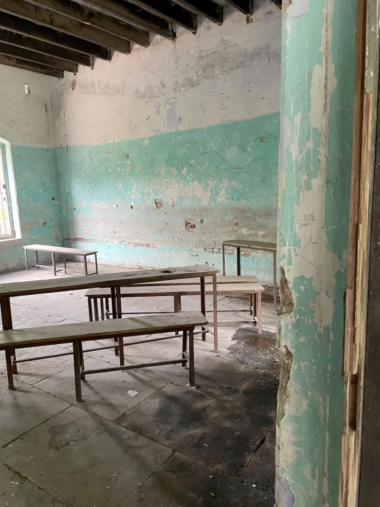 Damaged Classroom
