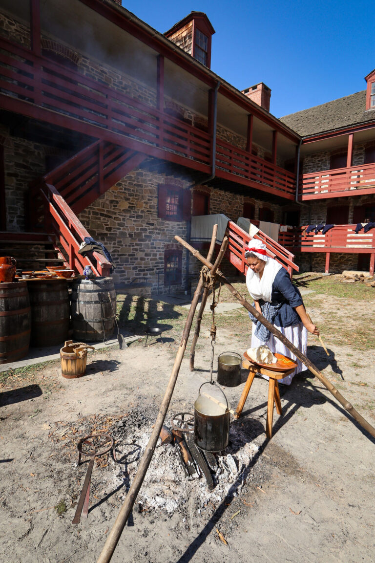 Cooking at Old Barracks